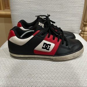 DC Shoes Pure Sneakers Mens Size 12 Leather Black